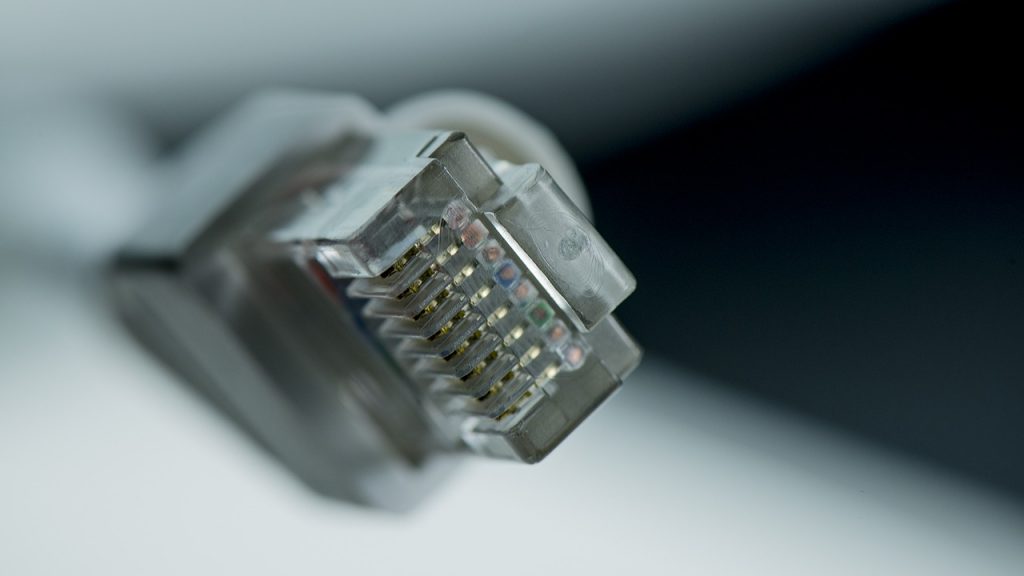 RJ45 network cable connector